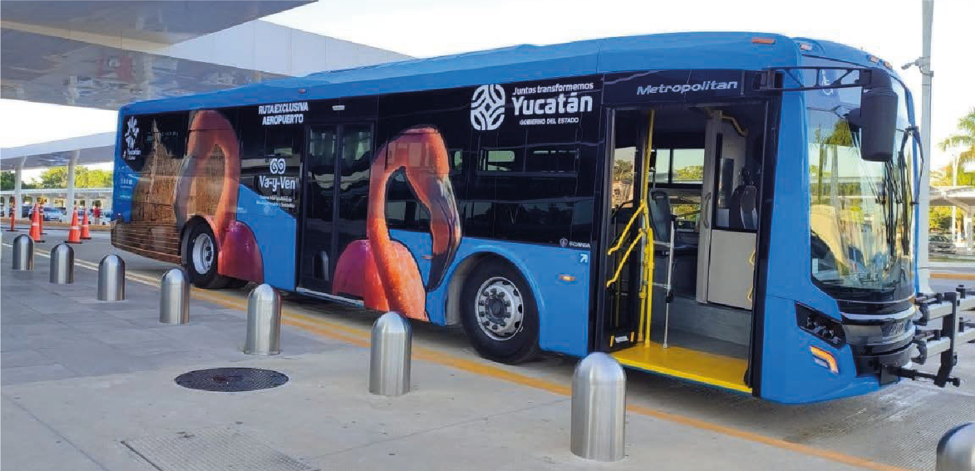 Autobús Va-y-Ven de Yucatán — transporte público con biometano